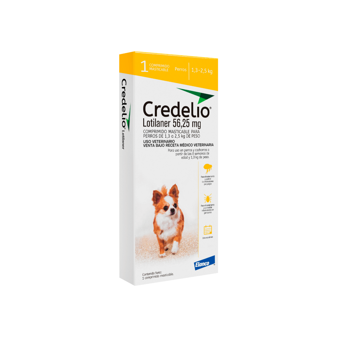 CREDELIO 56.25 mg caini 1.3 - 2.5 kg