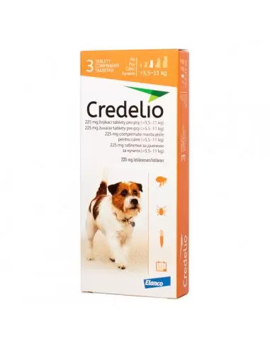 CREDELIO 225 mg caini 5.5 - 11 kg